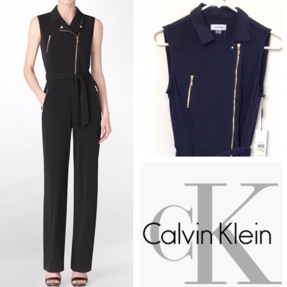 black jumpsuit with zipper